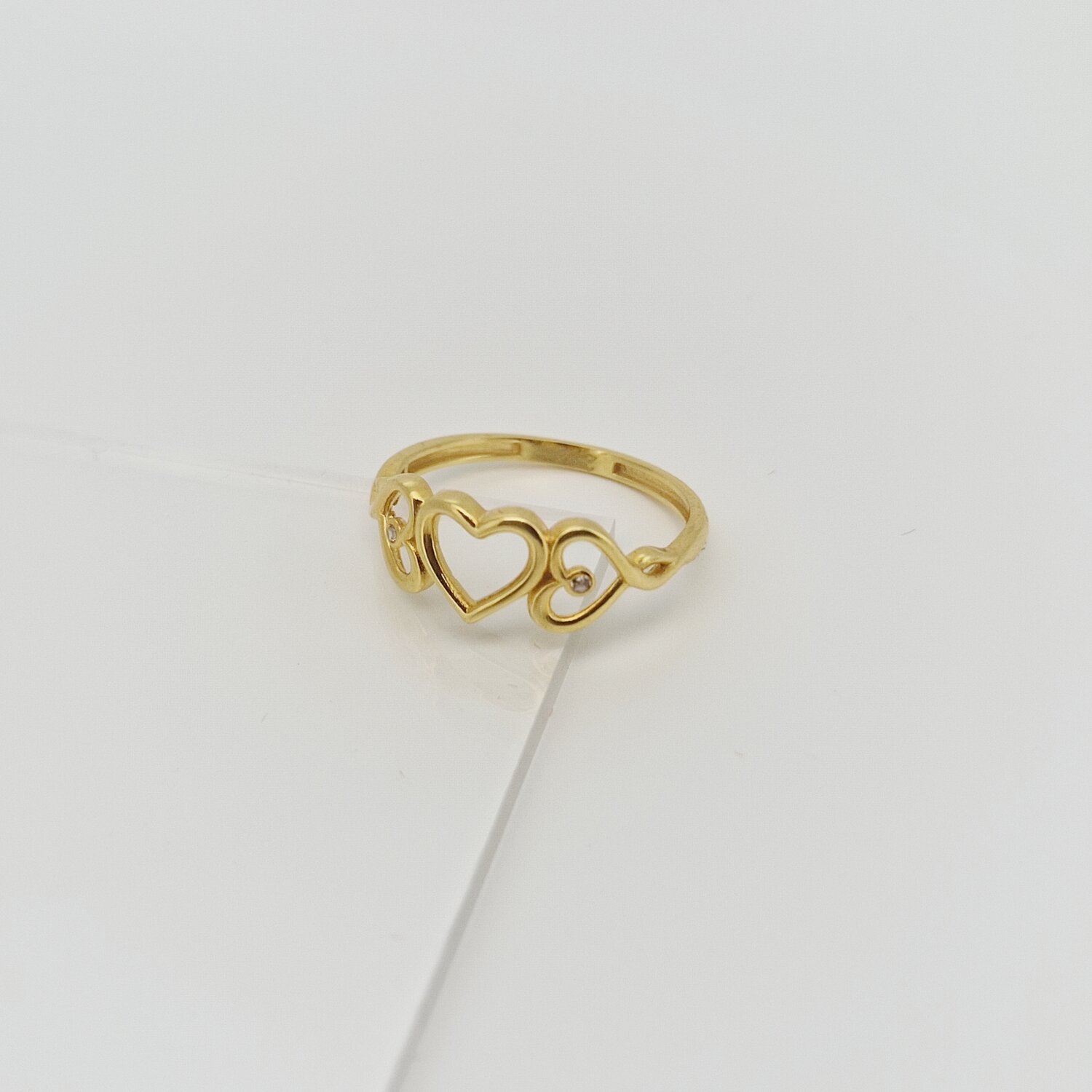 21ct Gold Heart Shape Ring - Image 3